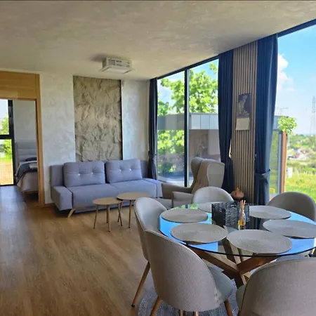 Rentigo Balans House Wellness Container With Sauna And Jacuzzi Ferienhaus Petrovaradin