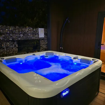 Ferienhaus Rentigo Balans House Wellness Container With Sauna And Jacuzzi *